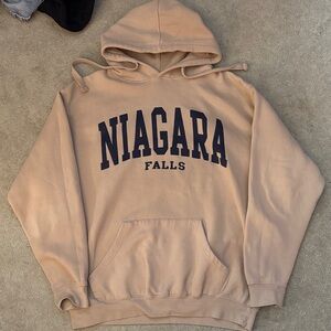 Niagara Falls Tan Hoodie